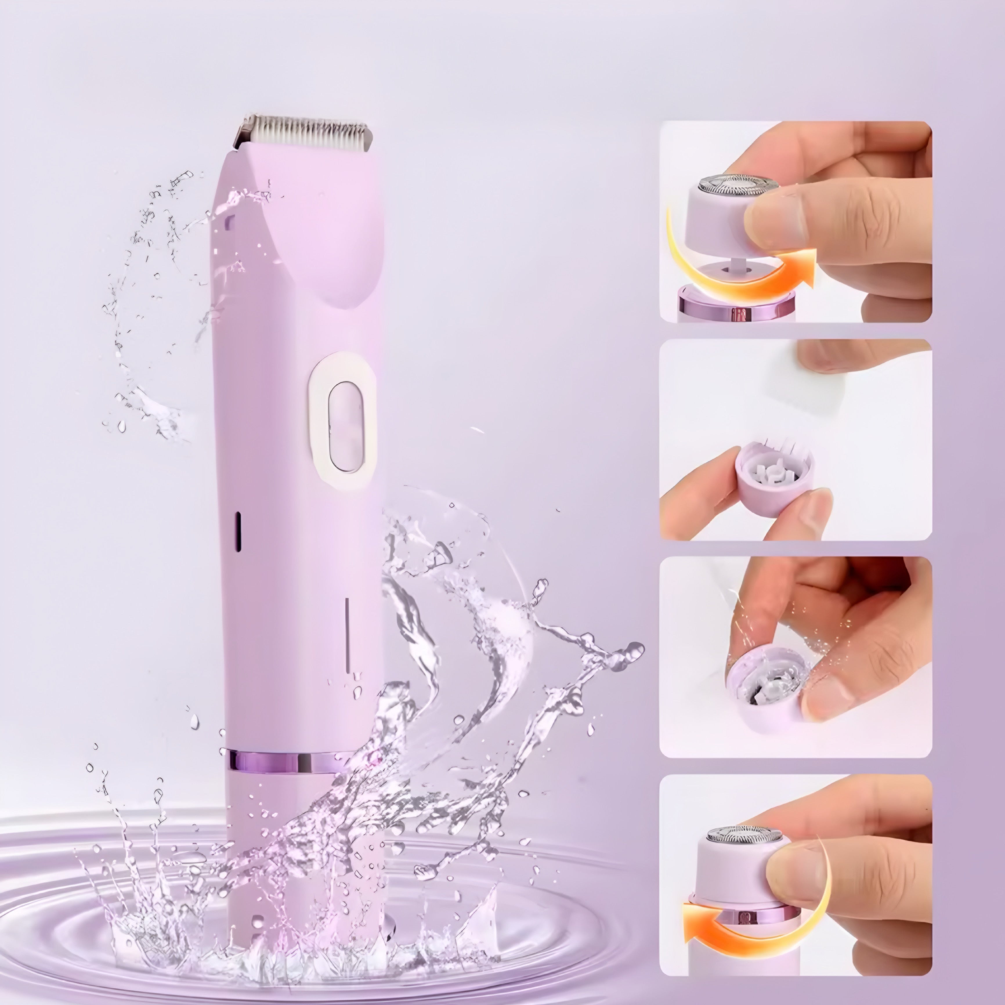 Rasoio Elettrico 2-in-1 per Donna