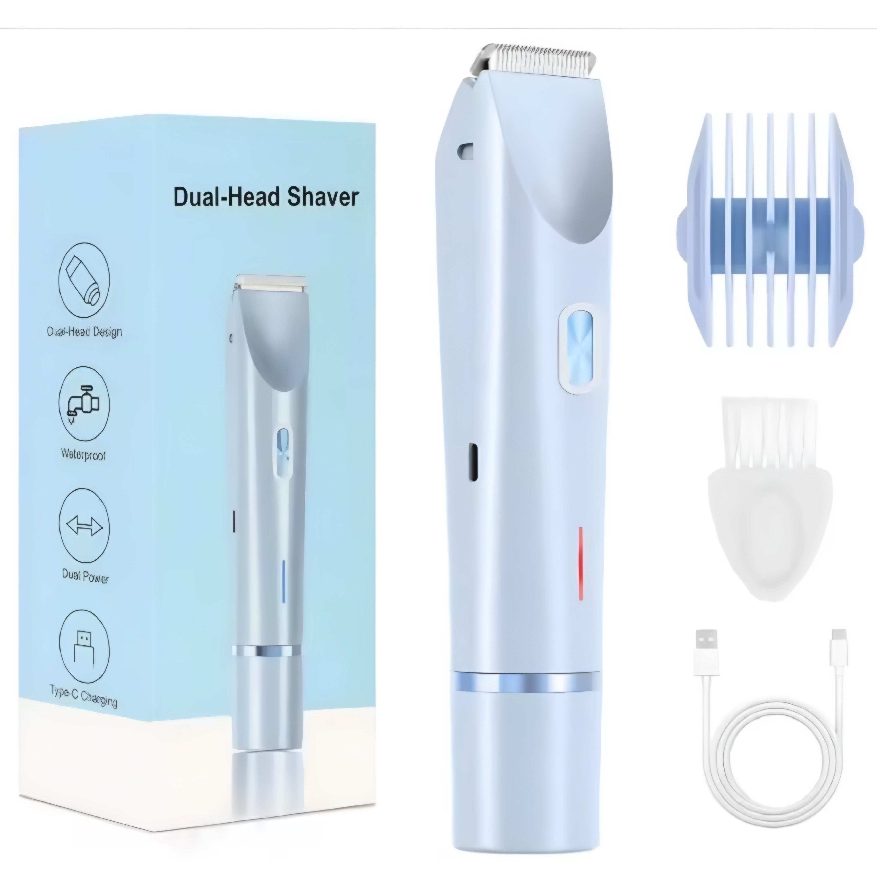 Rasoio Elettrico 2-in-1 per Donna
