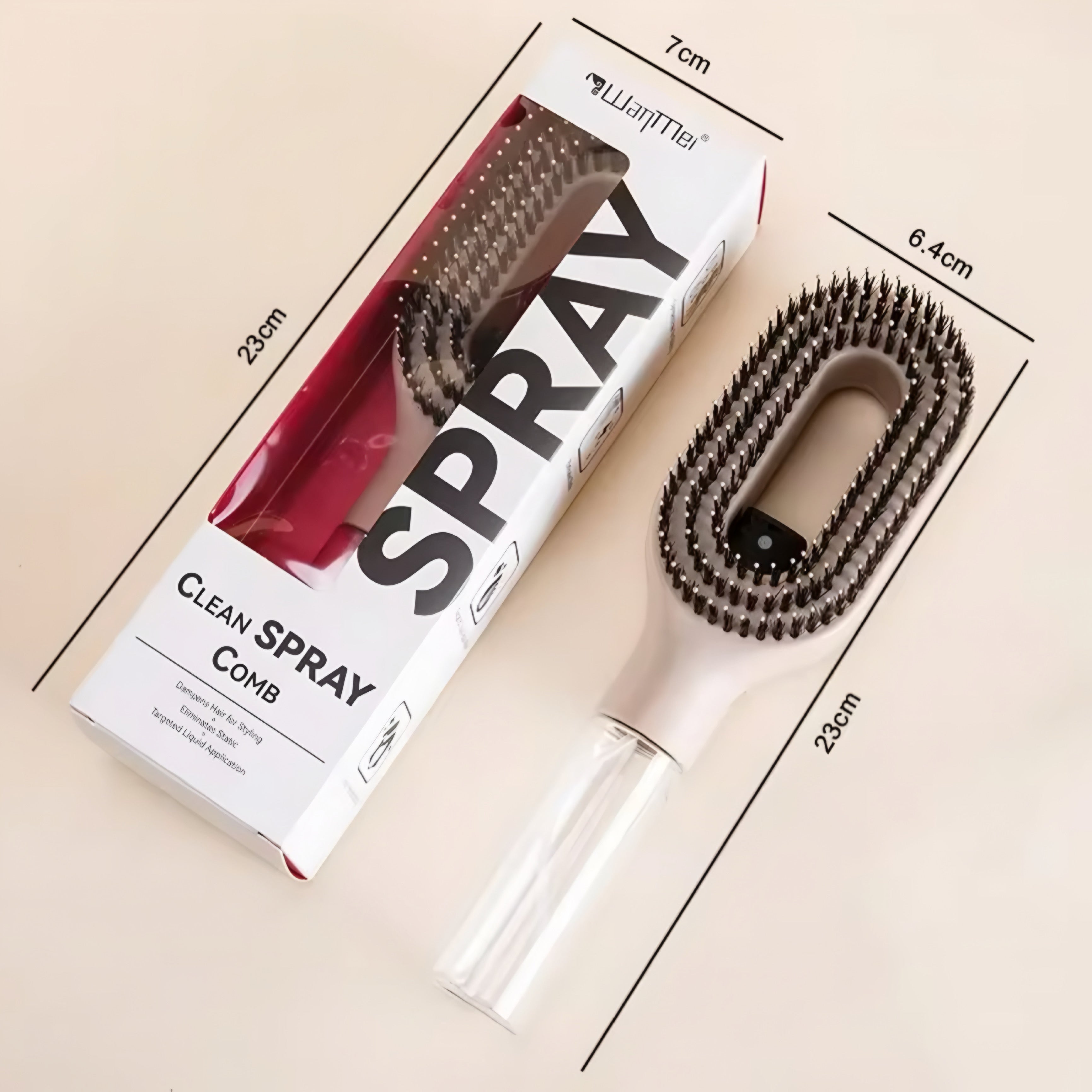 Pettine Spray 2-in-1 per Capelli