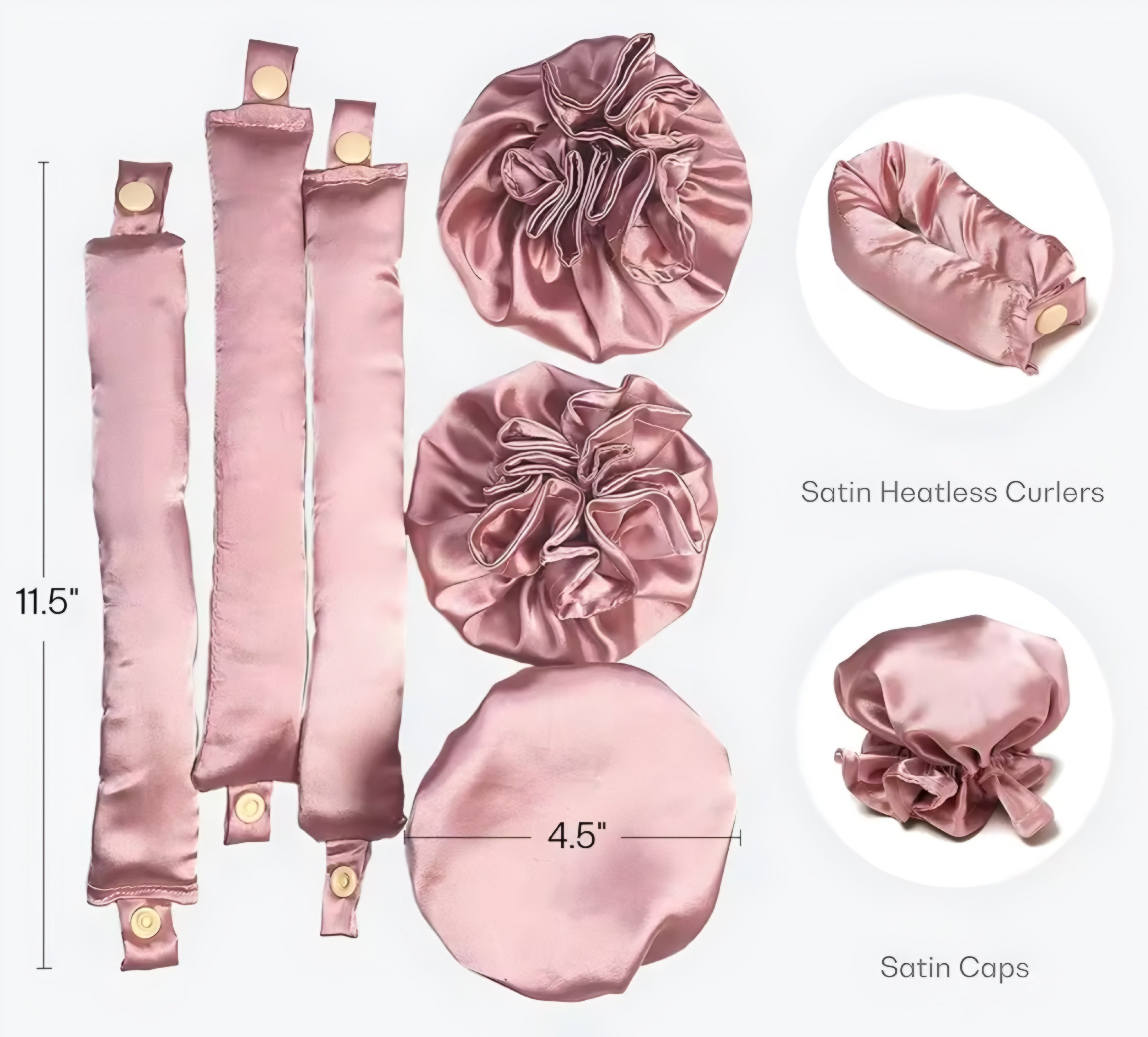 Fascia Arricciante in Seta Senza Calore