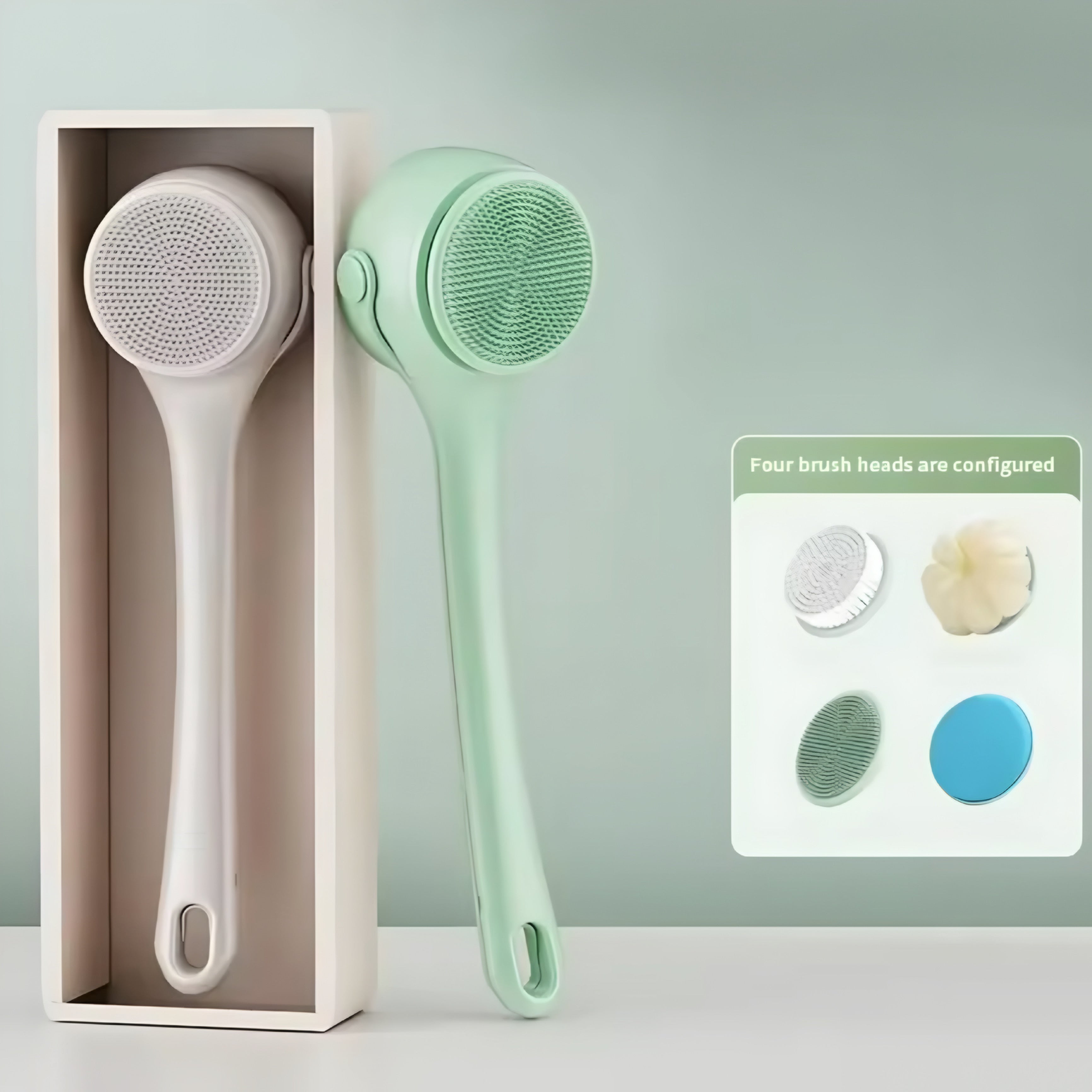 Spazzola Elettrica in Silicone per Doccia