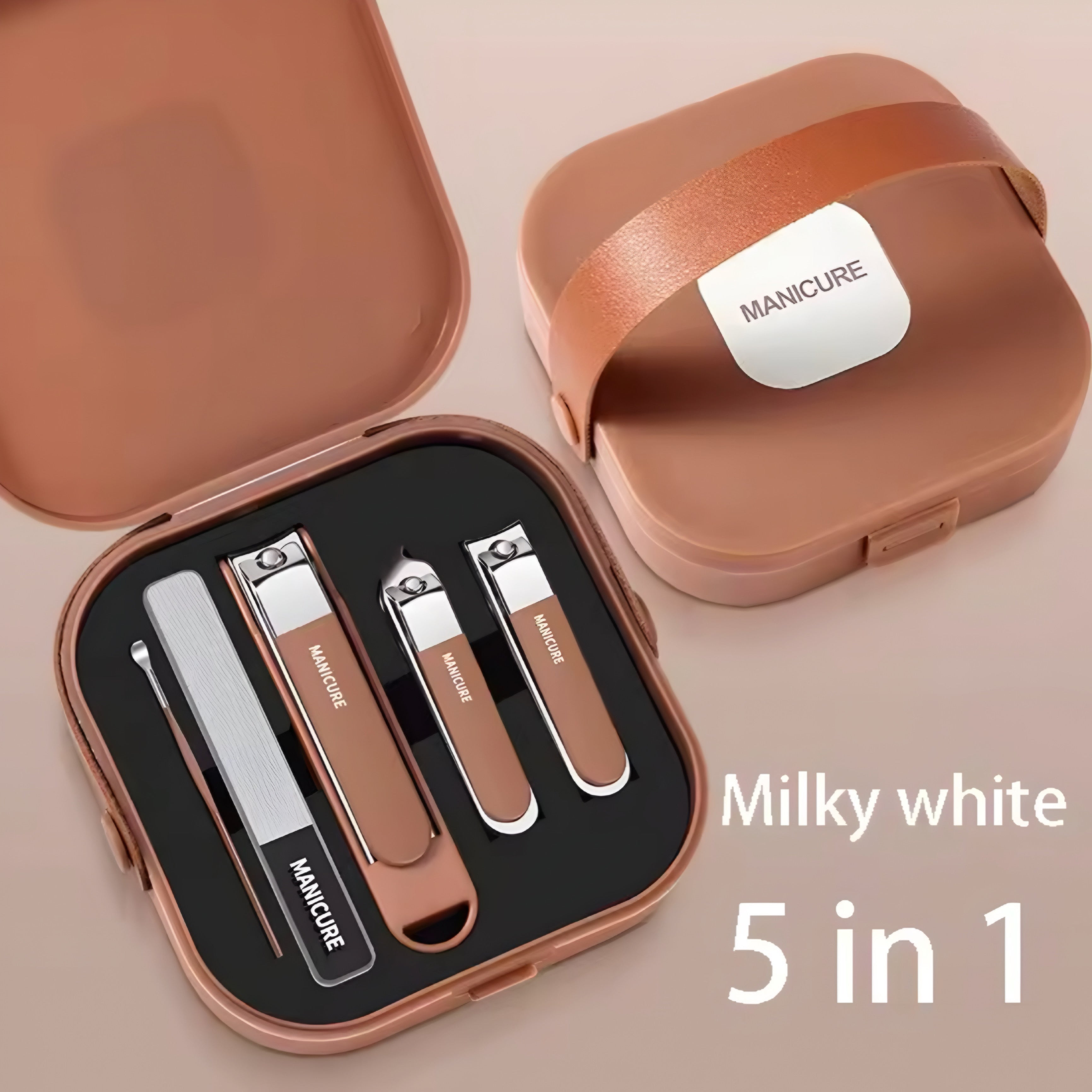 Set Manicure in Acciaio Inossidabile – Kit Completo Professionale