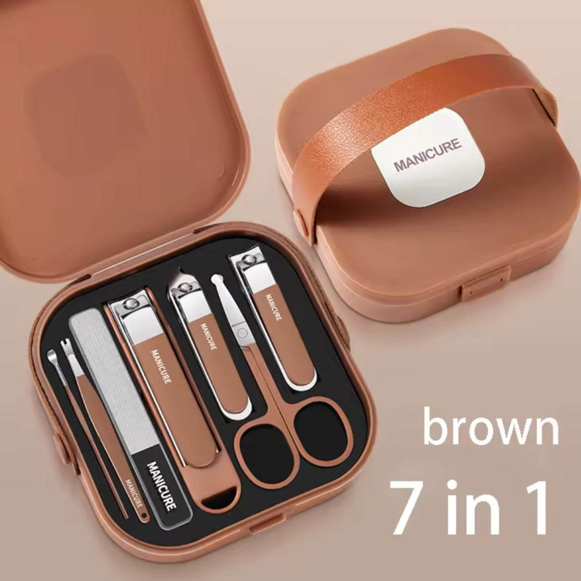 Set Manicure in Acciaio Inossidabile – Kit Completo Professionale